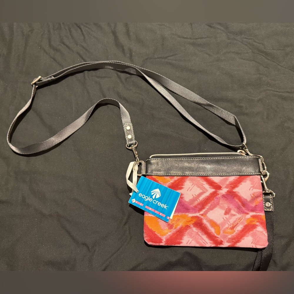Eagle Creek Pink and Black Crossbody Bag